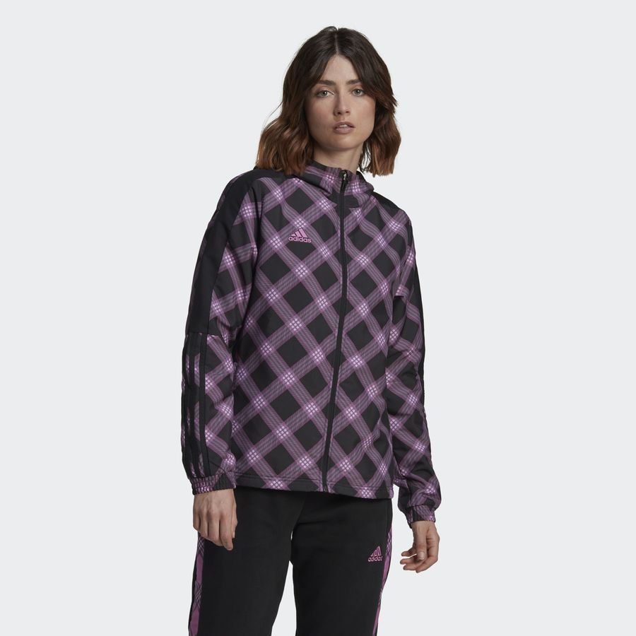 adidas Coupe-Vent Winterized Tiro - Noir/Rose Femme