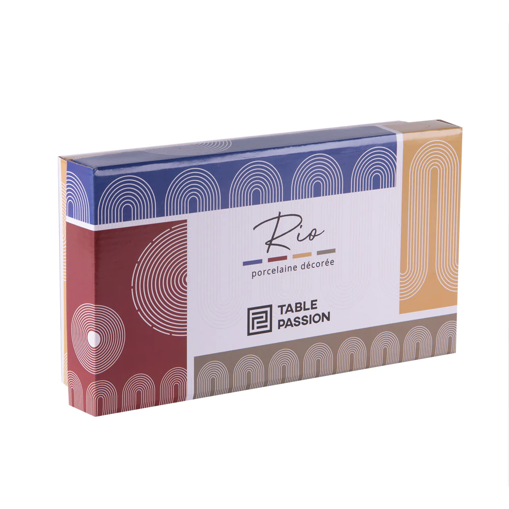Coffret de 8 tasses 9 cl Rio Table passion