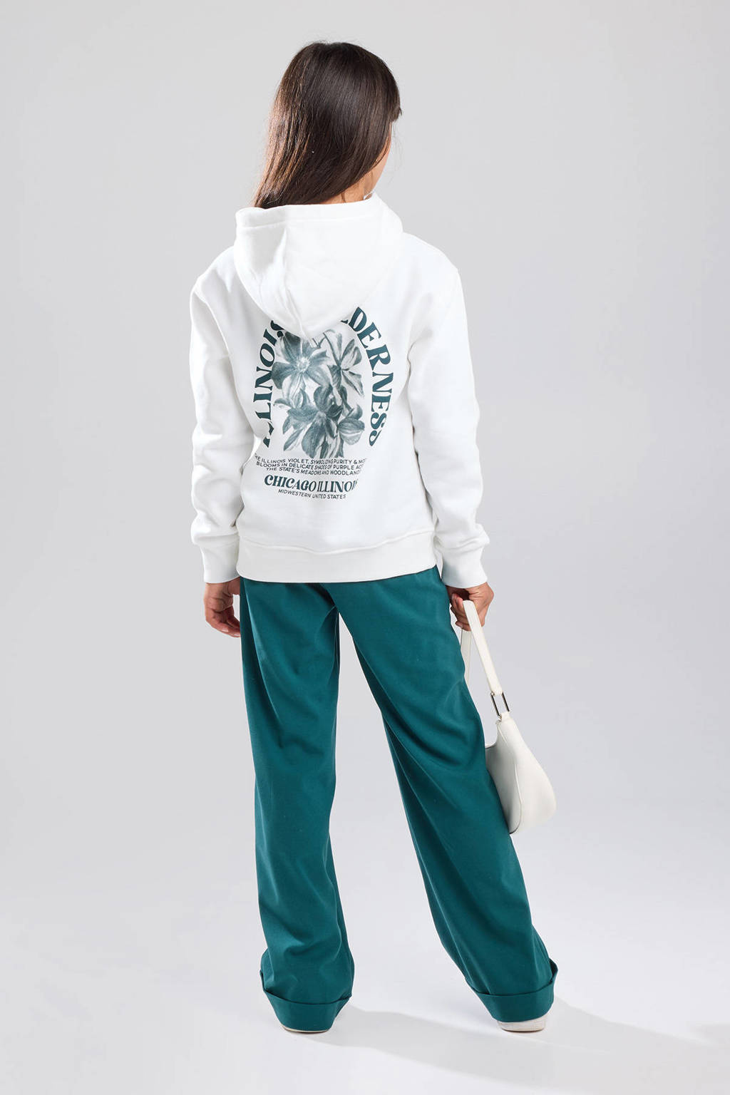 America Today hoodie Sofia Jr met tekst