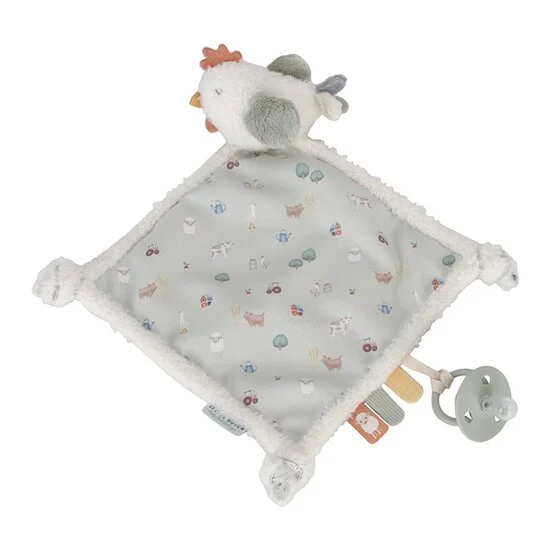 Little Farm Doudou Poule   Vert        de               Little Dutch
