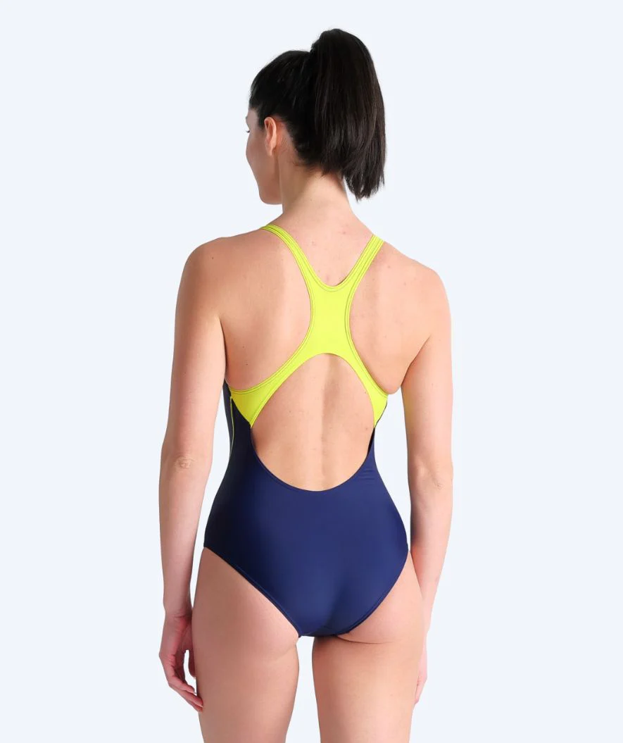 Arena svømmedragt til damer - Swim Pro Graphic - Mørkeblå/grøn