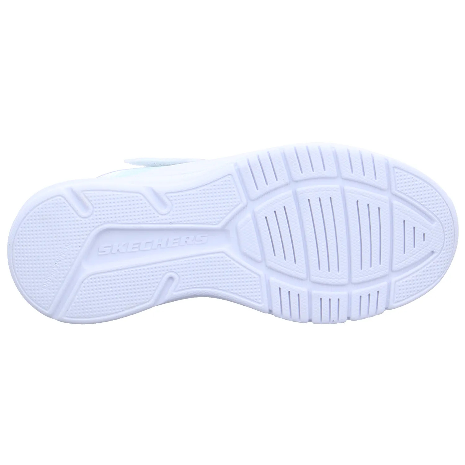 SKECHERS Mädchen-Halbschuh Klett Flieder Textil  Sneaker