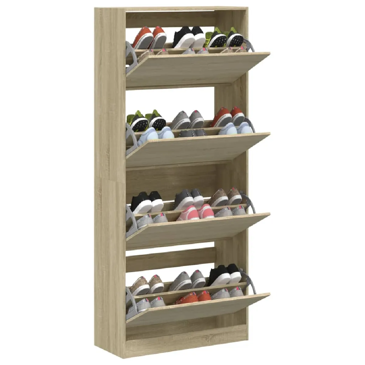 VIDAXL Armoire à chaussures chêne sonoma