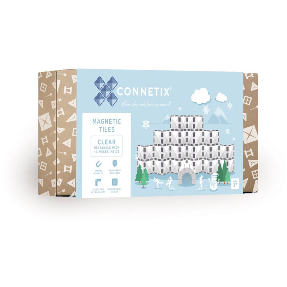 Køb Connetix Clear Rectangle Pak 12 Styks