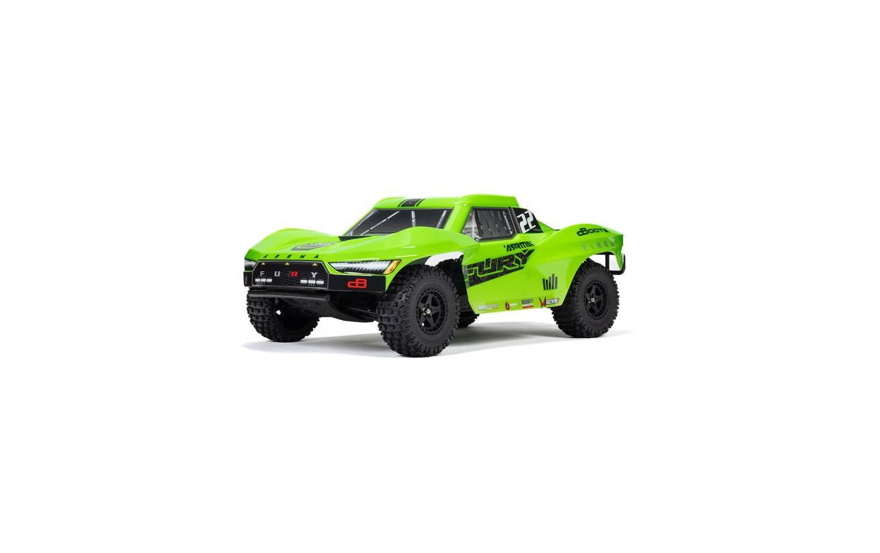 Short Course Truck Fury Mega 550 2WD, 1:10, ARTR, Grün<br>Kurzstrecken-Truck mit bürstenlosem Hochleistungsgetriebe