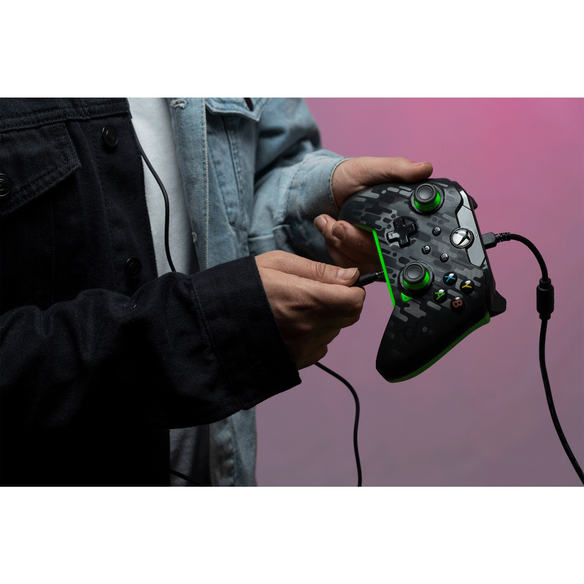 pdp Gamepad Wired Controller - Neon Carbon