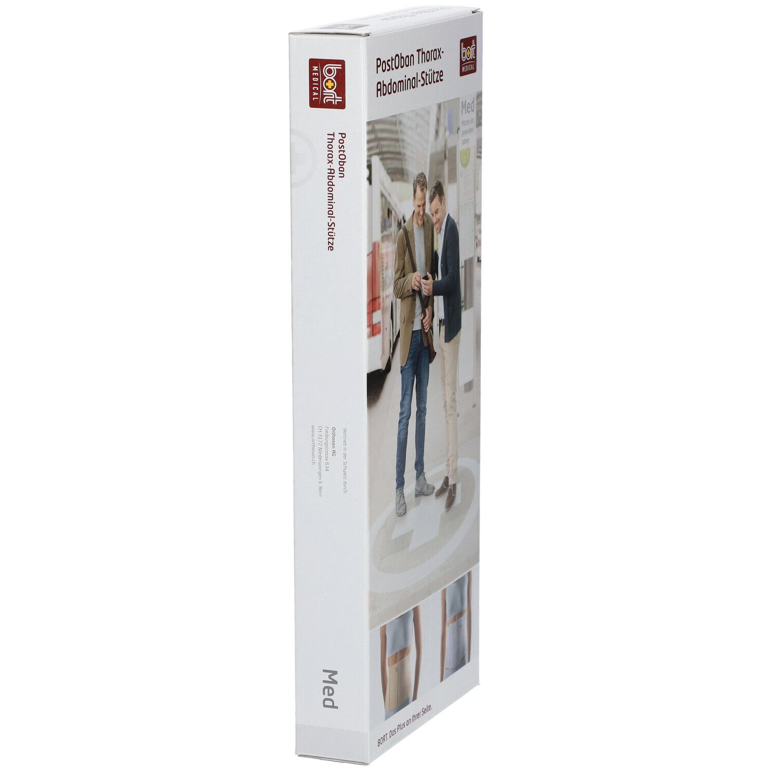 BORT PostOban® Thorax-Abdominal-Stütze Gr. 3 21 cm weiß