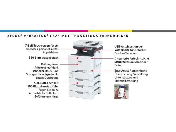 VersaLink C625 A4 50ppm duplex kopi/print