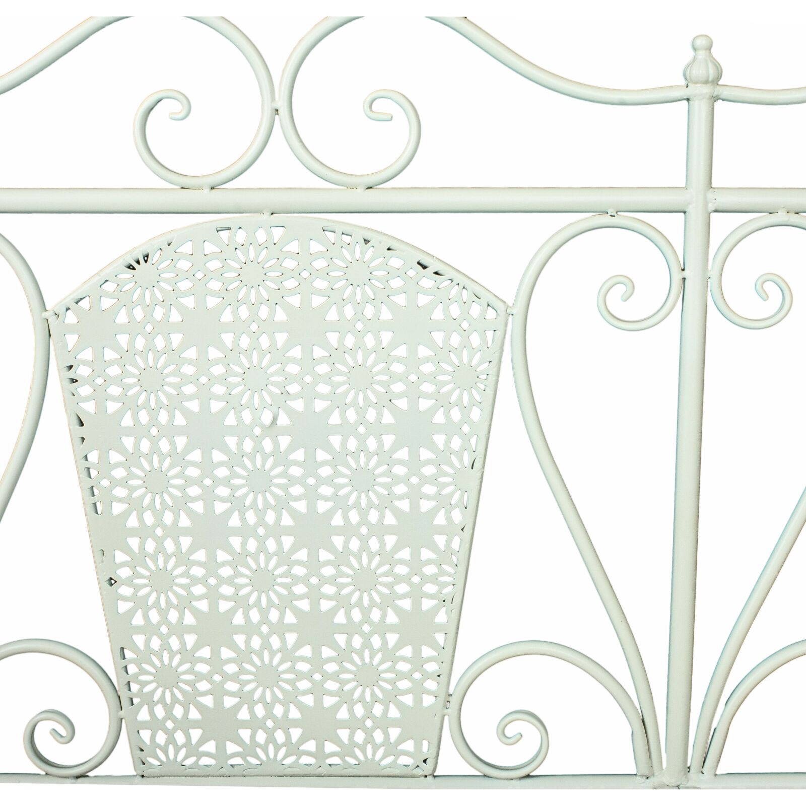 Gartenbank LASCAR - altweiß - 120 cm
