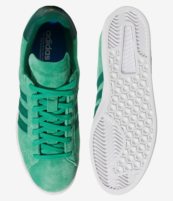 adidas Skateboarding Campus ADV Schuh (green core green white)