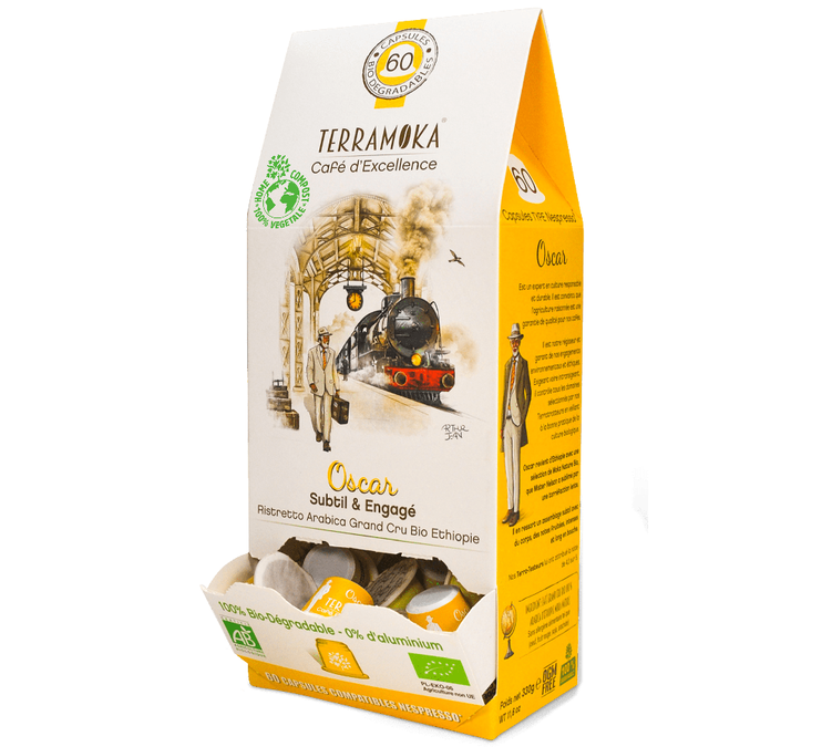 15 Capsules Sir Oscar Bio - compatibles Nespresso® - TERRAMOKA