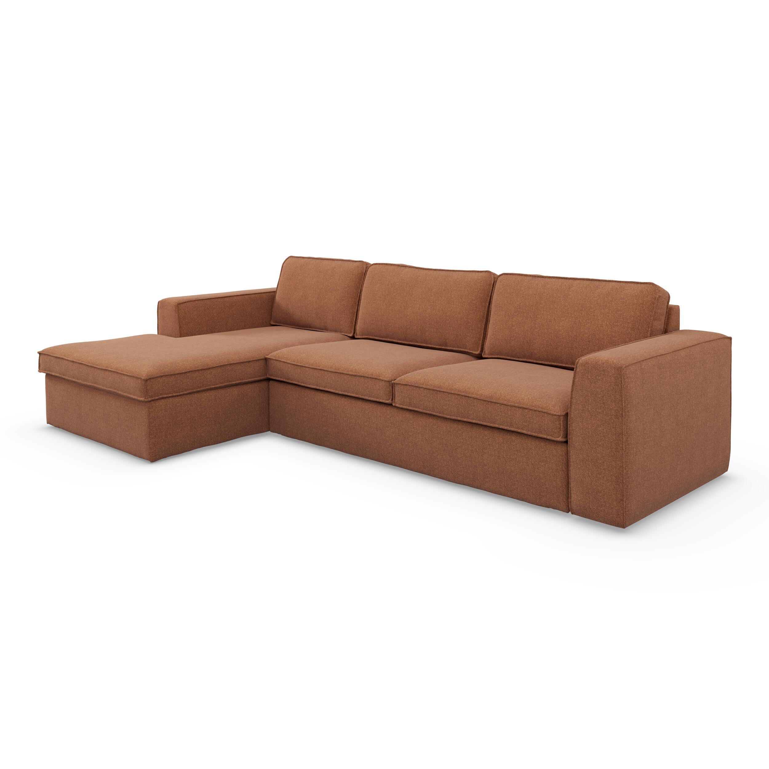 Runar venstrevendt sofa med chaiselong