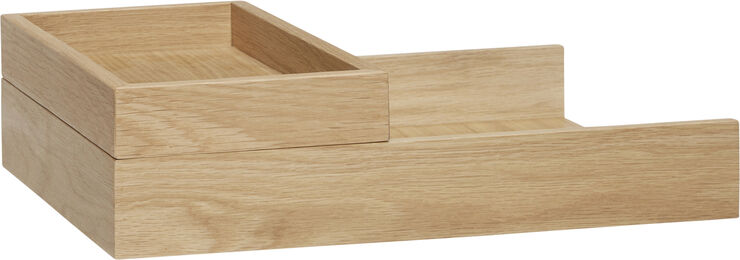 Hübsch Rail Desk Organiser Natural set of 2 Natur