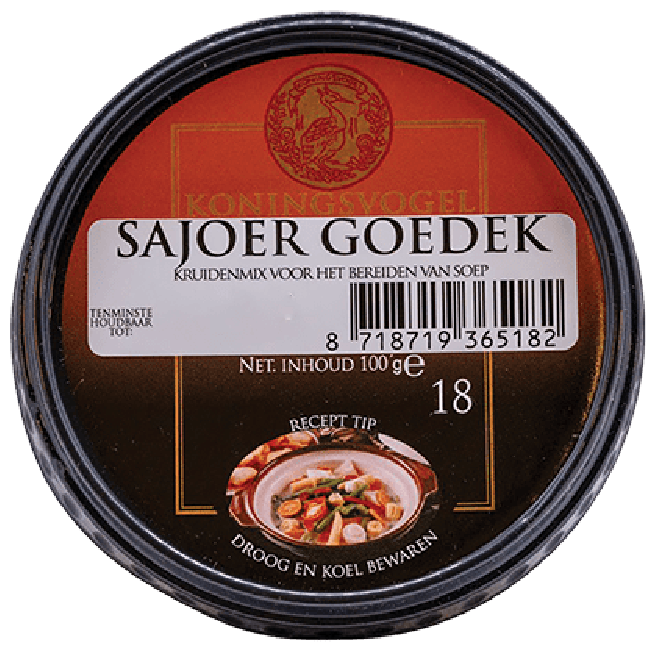 Koningsvogel Sajoer Goedek Mix Nr. 18 100g