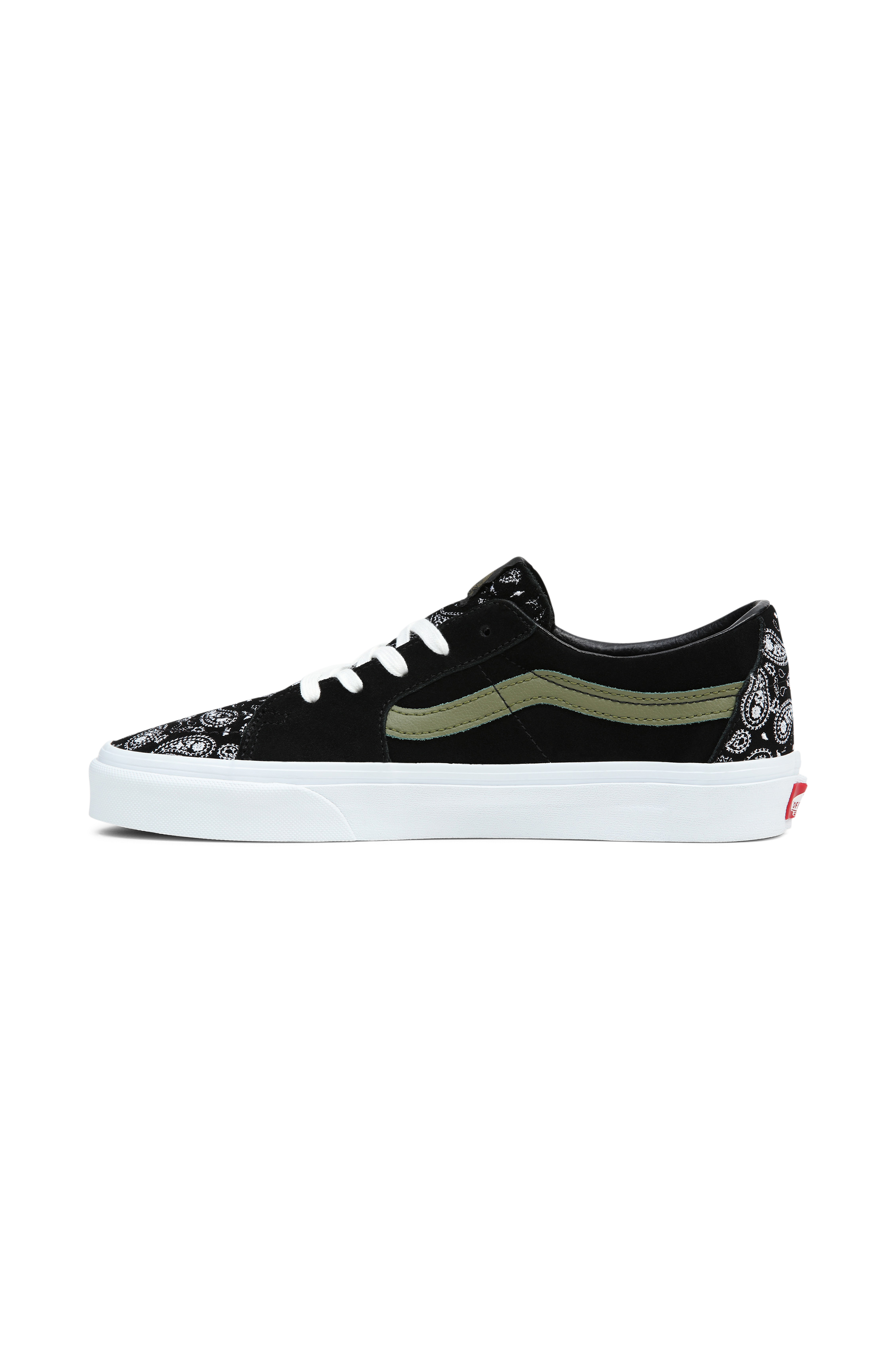 VANS Baskets CLASSIC SK8-LOW PAISLEY Noir