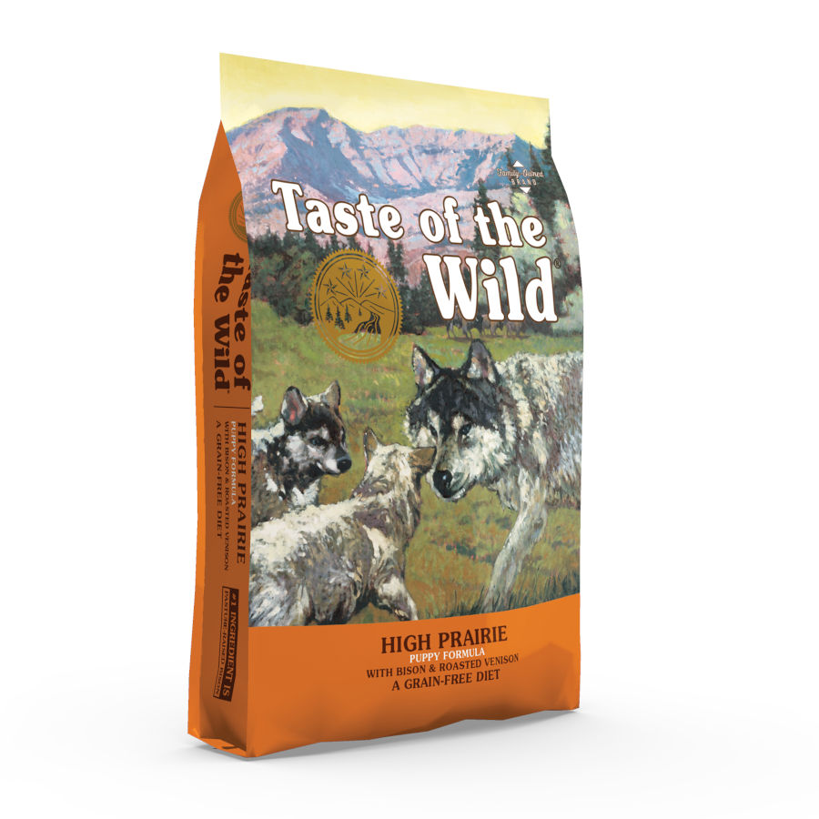 Ração para cães Taste of the Wild Puppy High Prairie Bison e Venison