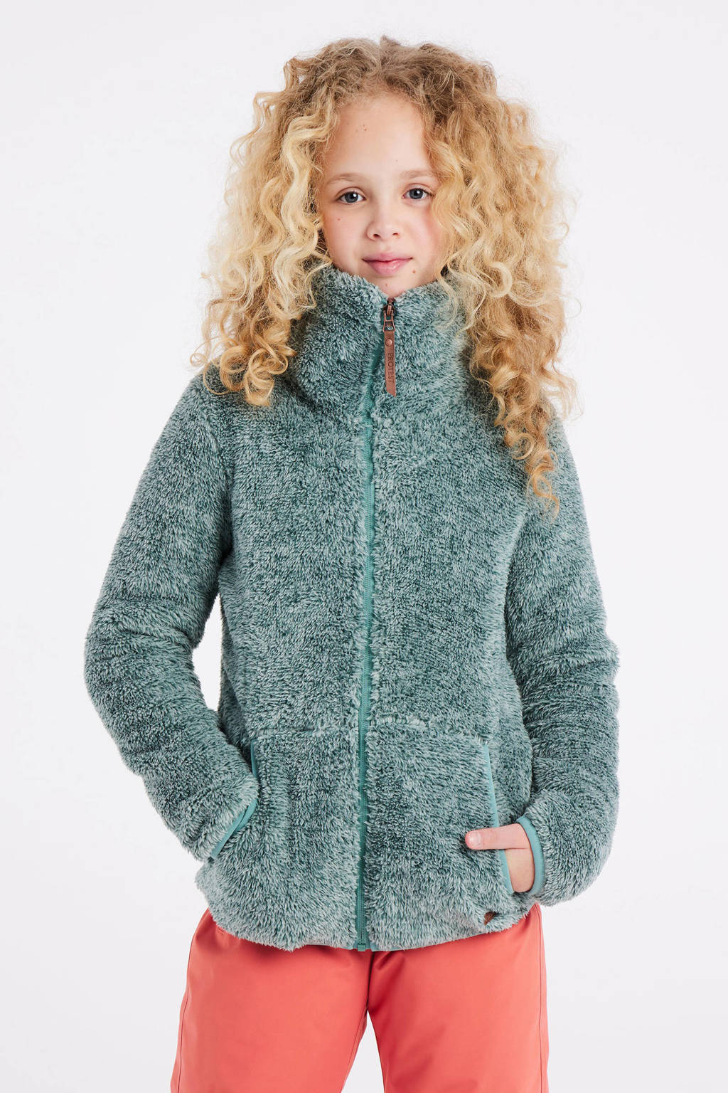 Protest teddy vest Riri JR lichtgroen