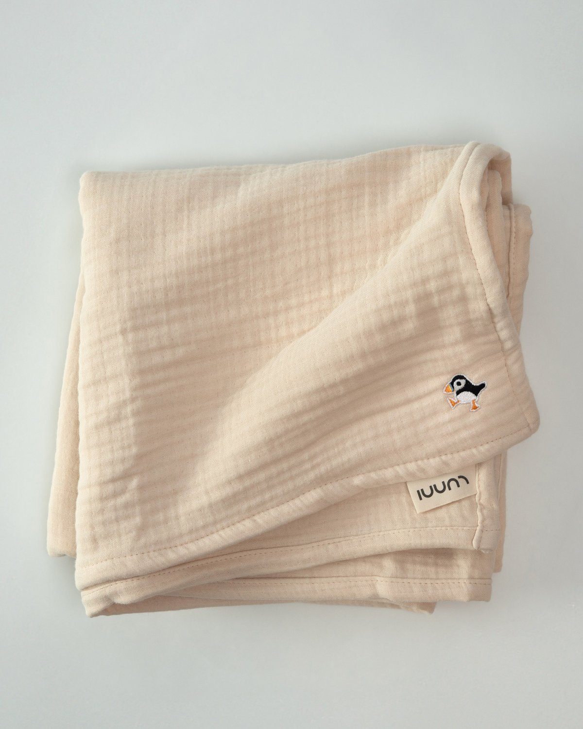 Lunni – Swaddle/Svøpeteppe – 100% Økologisk Musselin – 100x100cm
