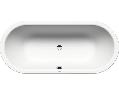 Kaldewei Classic Duo Oval Vrijstaand Bad 111-7 80 x 180 cm Zwart Alpenwit Glanzend 291249130001