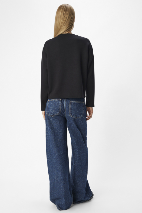 Object zwarte dames sweater