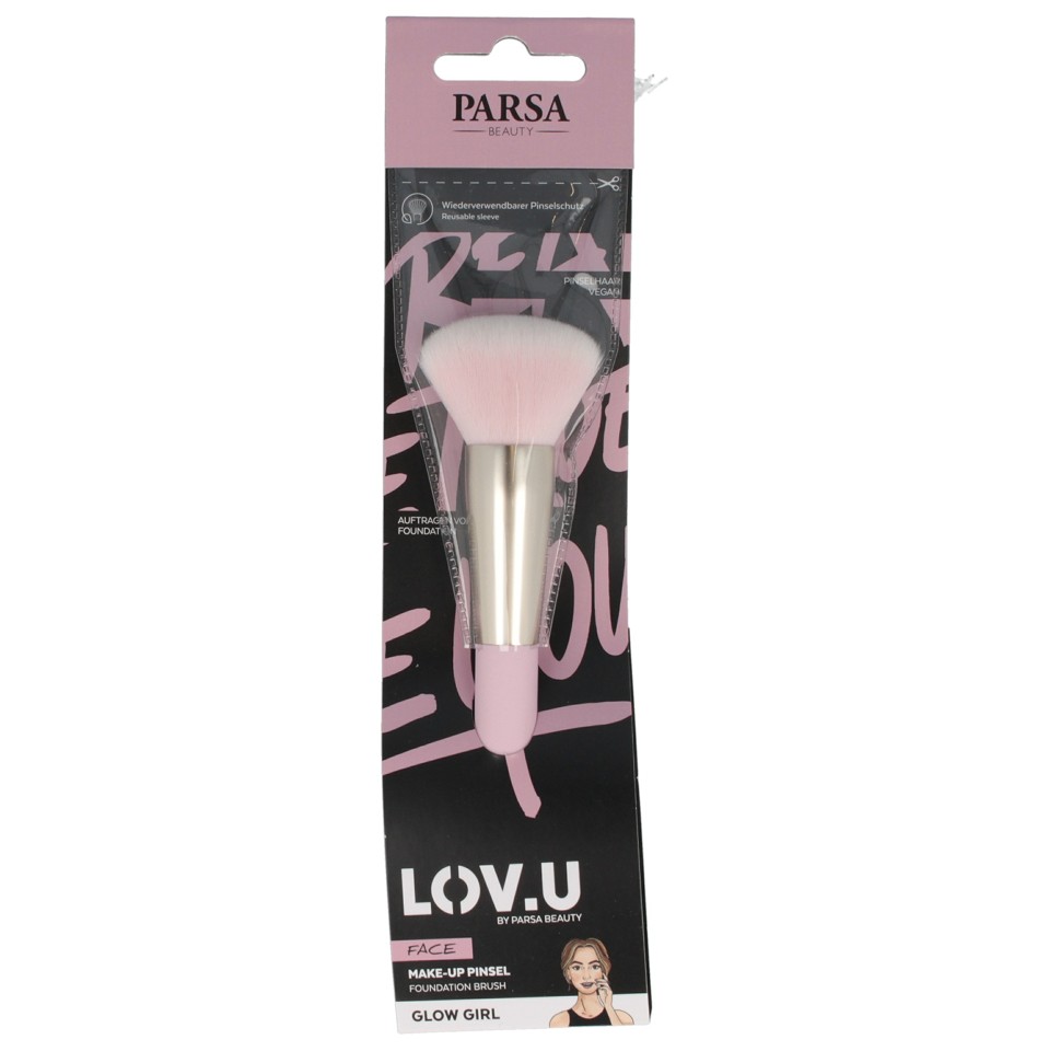 Parsa - LOV.U Make-Up Børste Pink