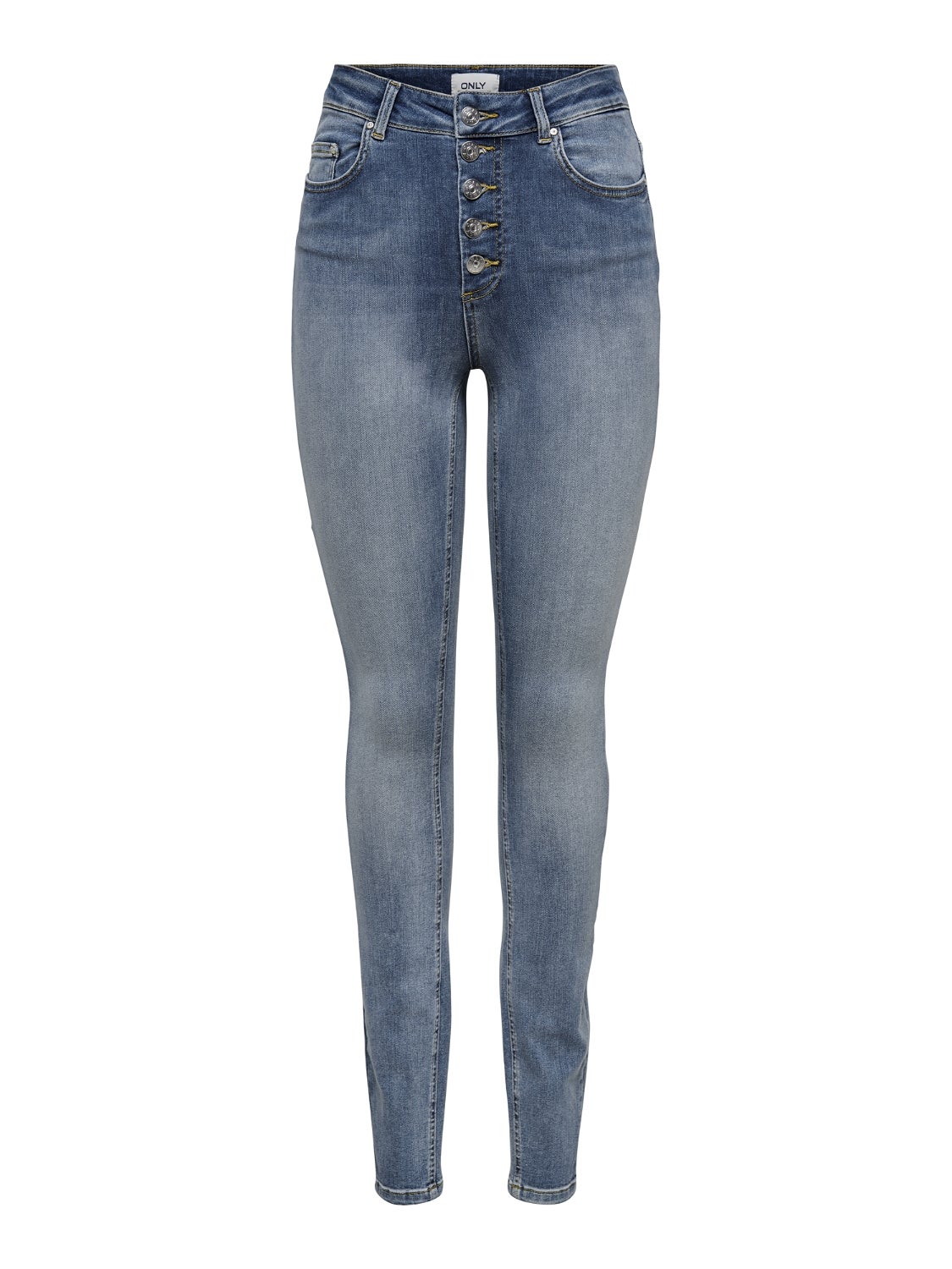 ONLBLUSH Hohe Taille Skinny Fit Jeans Medium Blue Denim