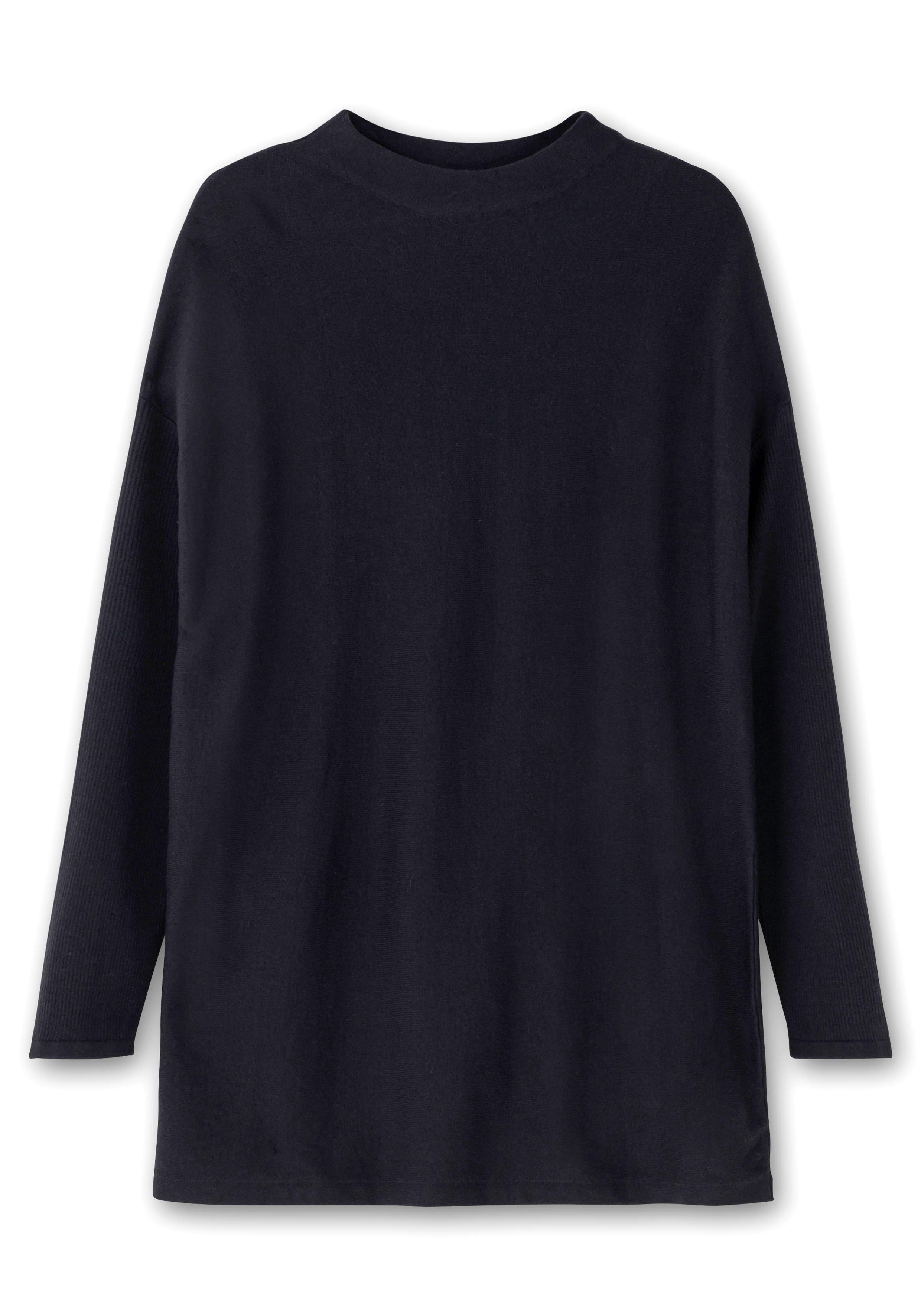 Pullover mit Stehkragen, in flauschiger Qualität