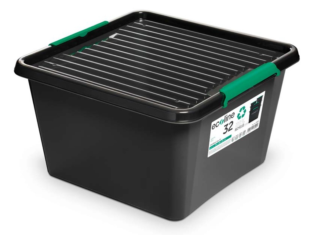 CAIXA PLÁSTICA RECICLADA ECOLINE 32L DML