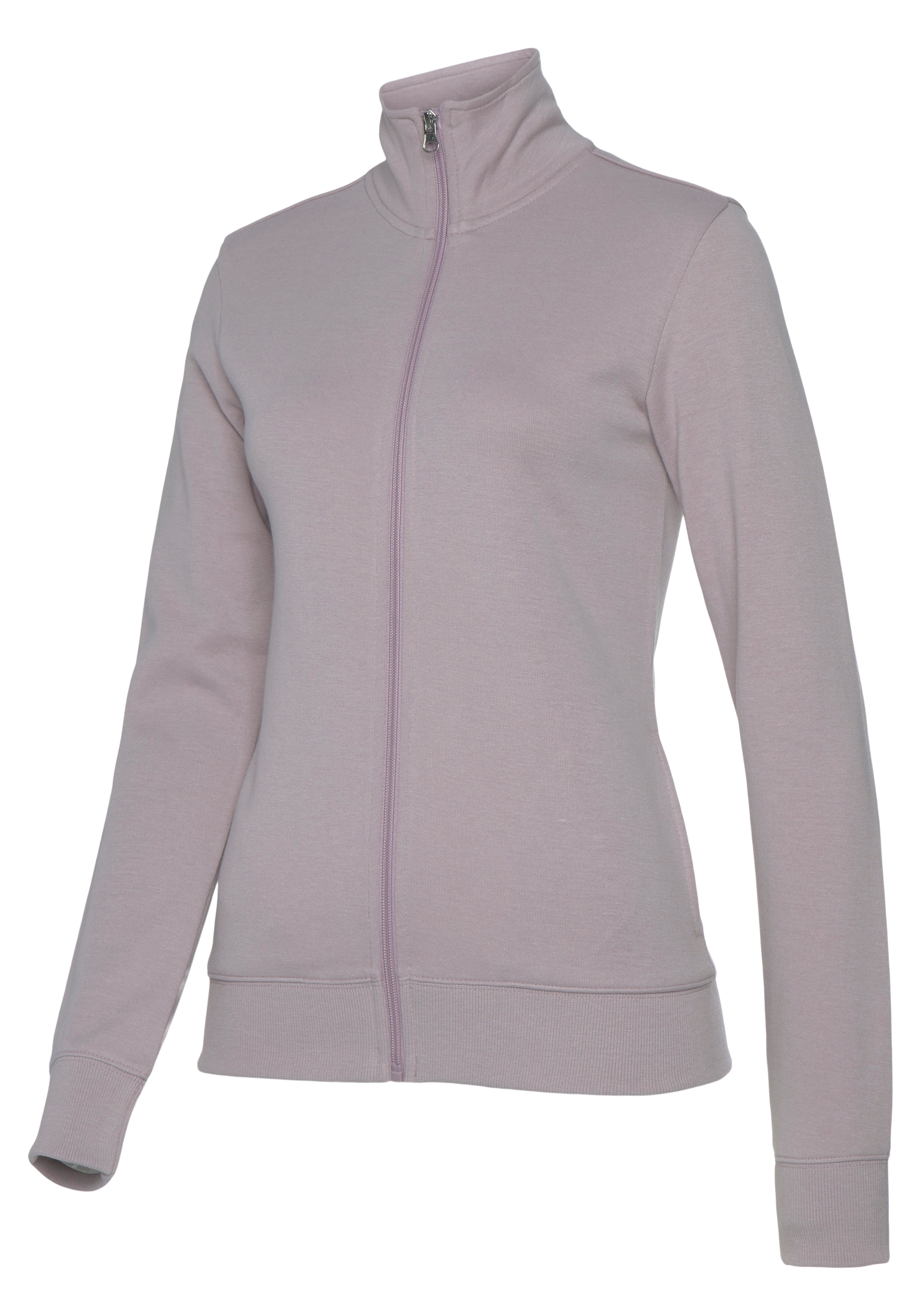 Bench. Loungewear Sweatjacke, 1 Stk. mit bestickten Stehkragen, Loungeanzug