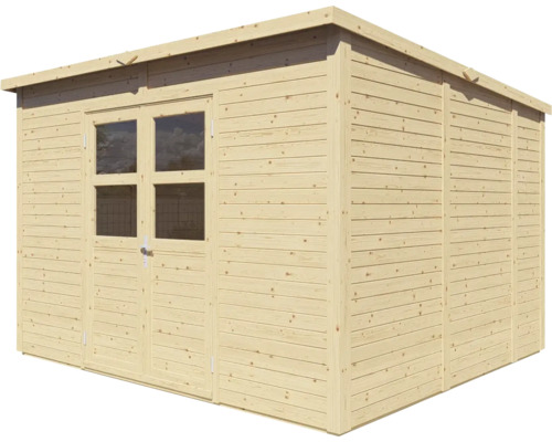 Konsta Baltrum 2 tuinhuis met vloer, 337 x 306 cm, naturel