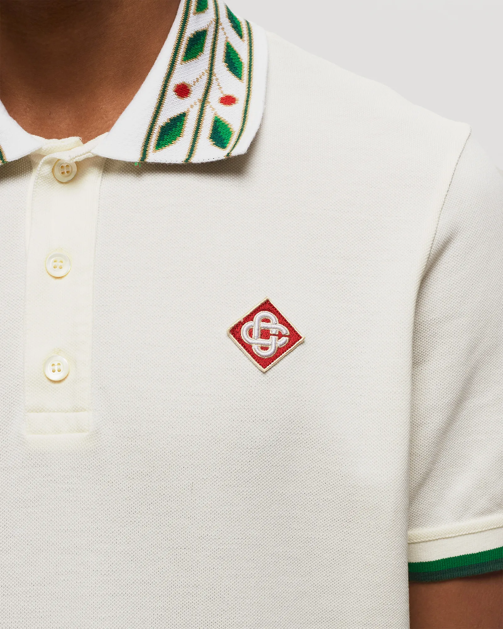 Casablanca CLASSIC LAUREL PIQUE POLO