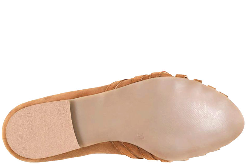 COPENHAGEN SHOES - PASSIONATE SUEDE BALLERINA I BRUNT RUSKIND