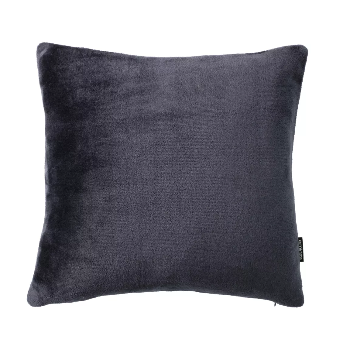Housse de coussin carrée flanelle (60 x 60 cm) Didou Gris anthracite