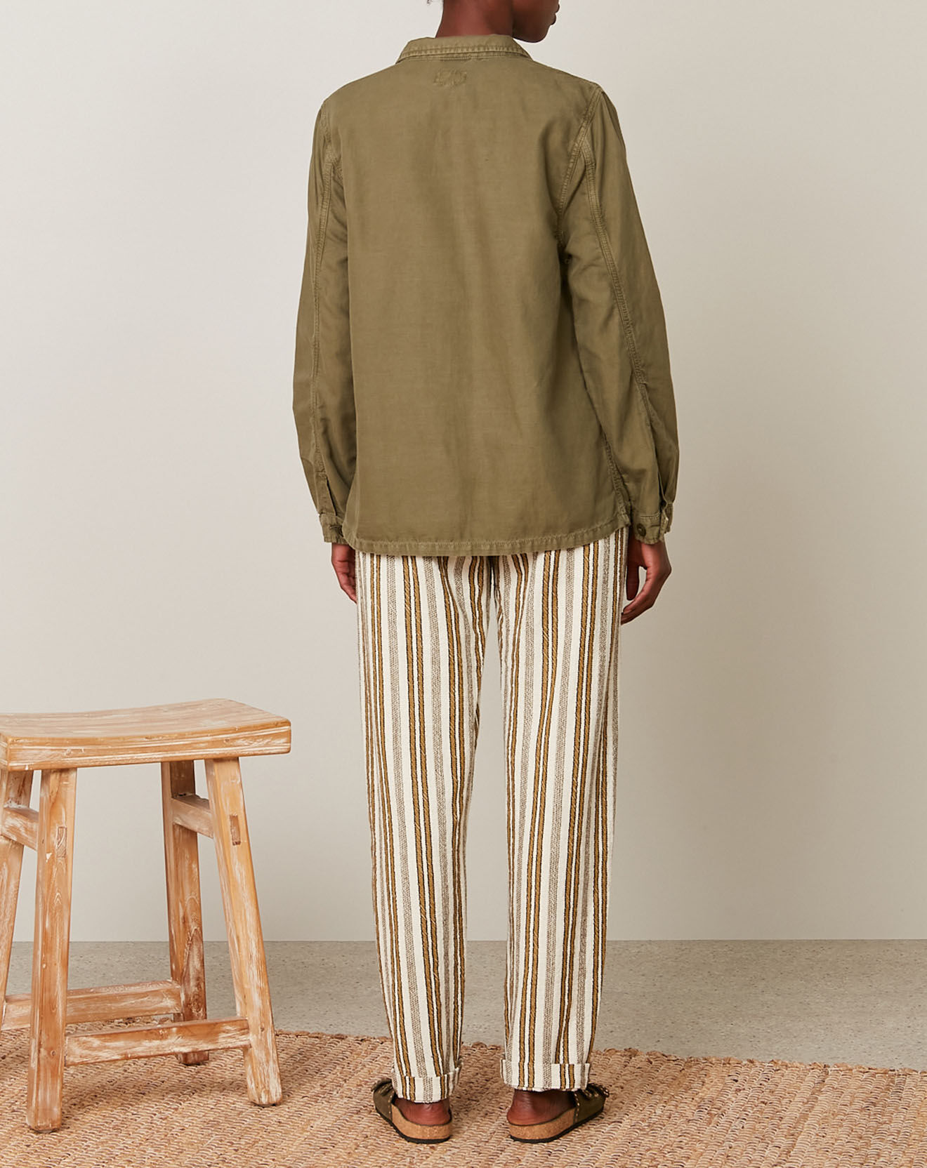 Hartford Veste en Coton & Lin Vea army