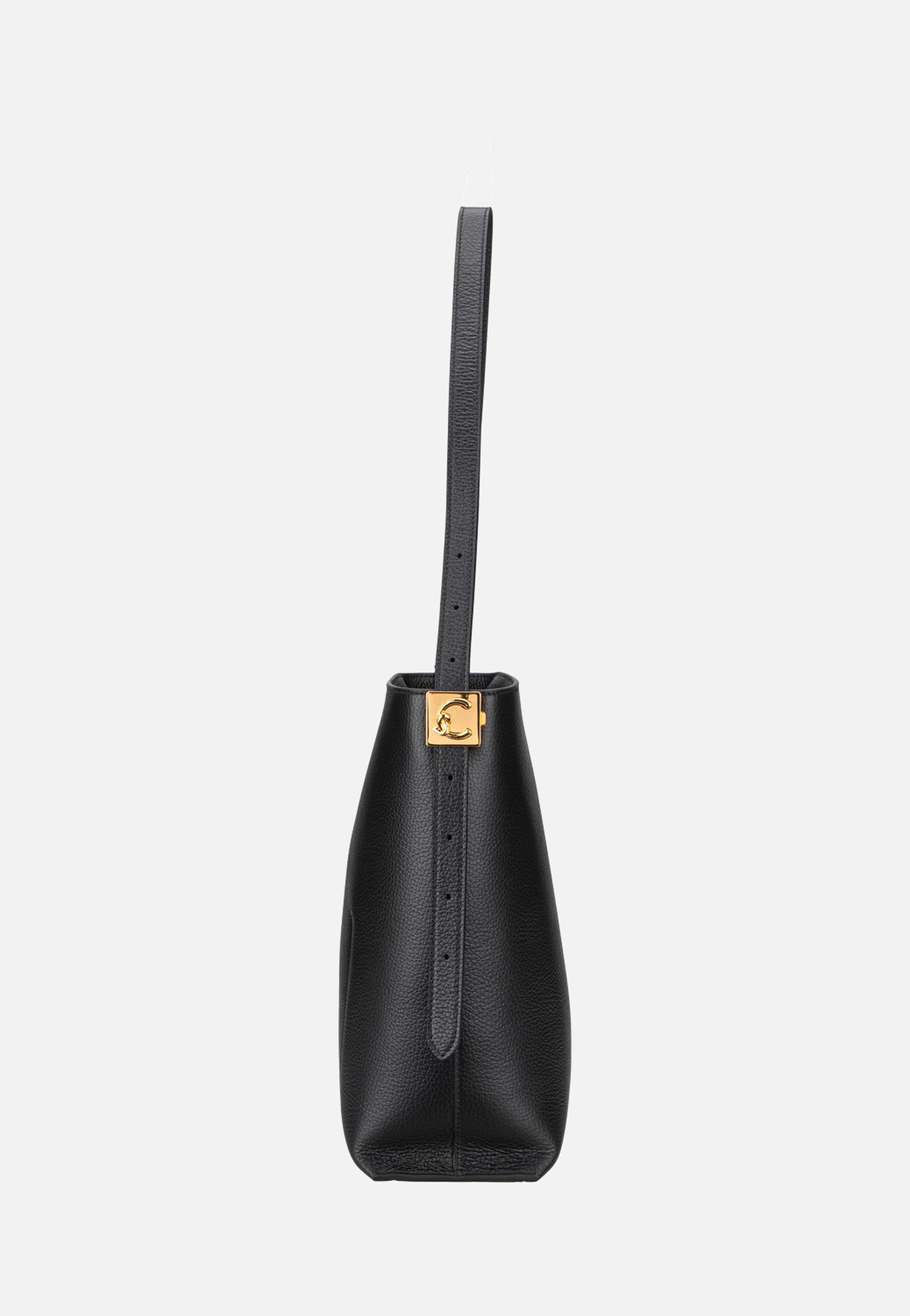 C-Me Lock 1302 Noir - Hobo Bag