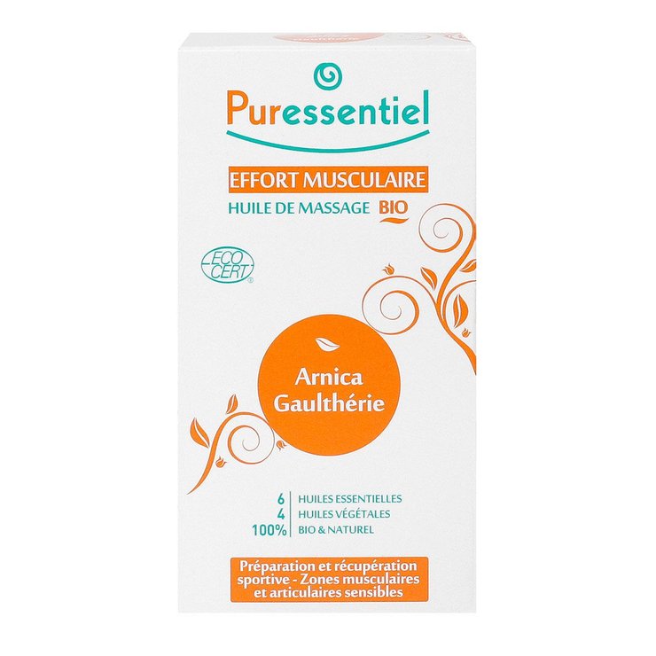 Huile massage effort musculaire arnica & gaulthérie 200ml