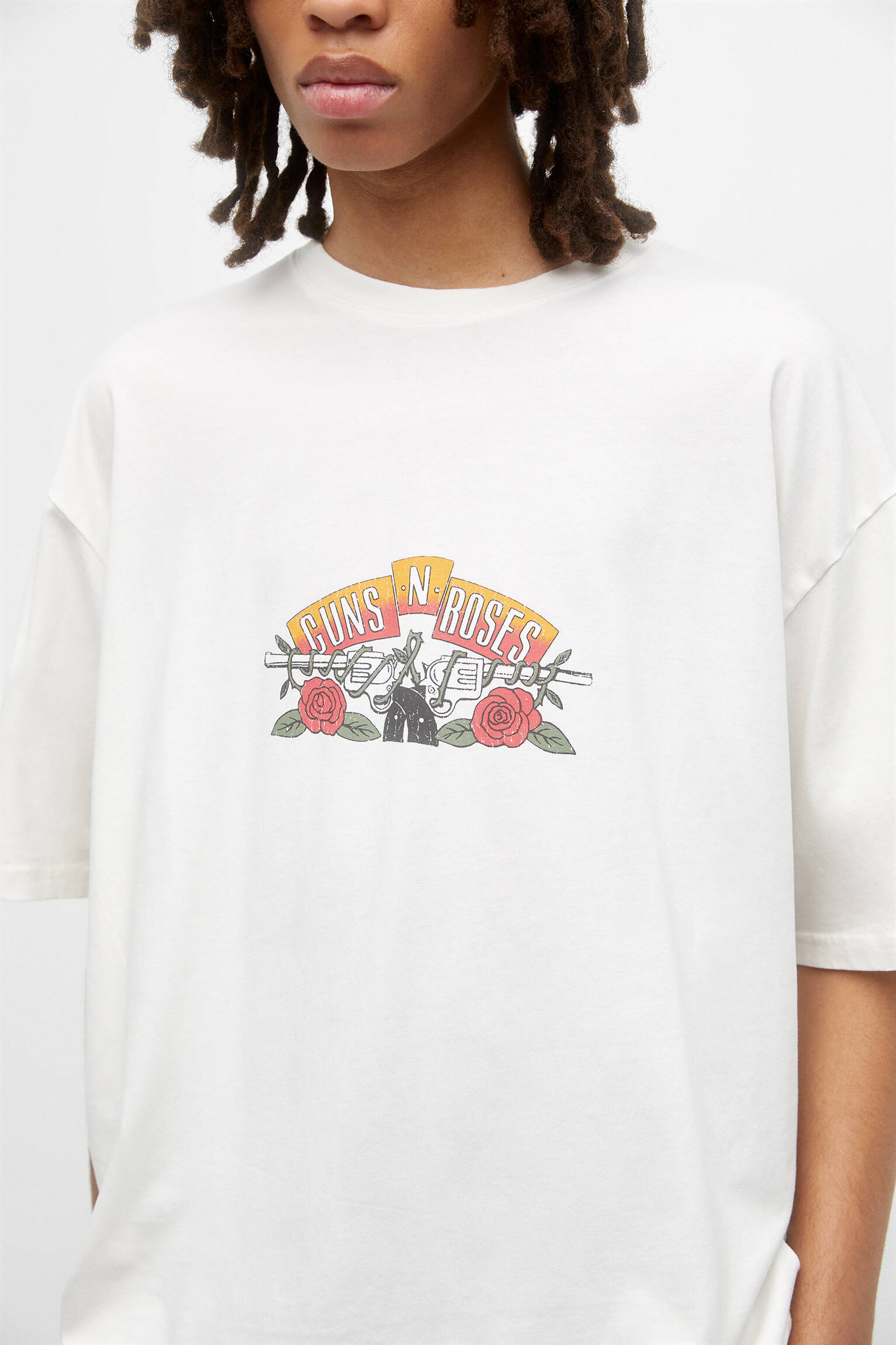 CAMISETA GUNS N' ROSES - OFF WHITE