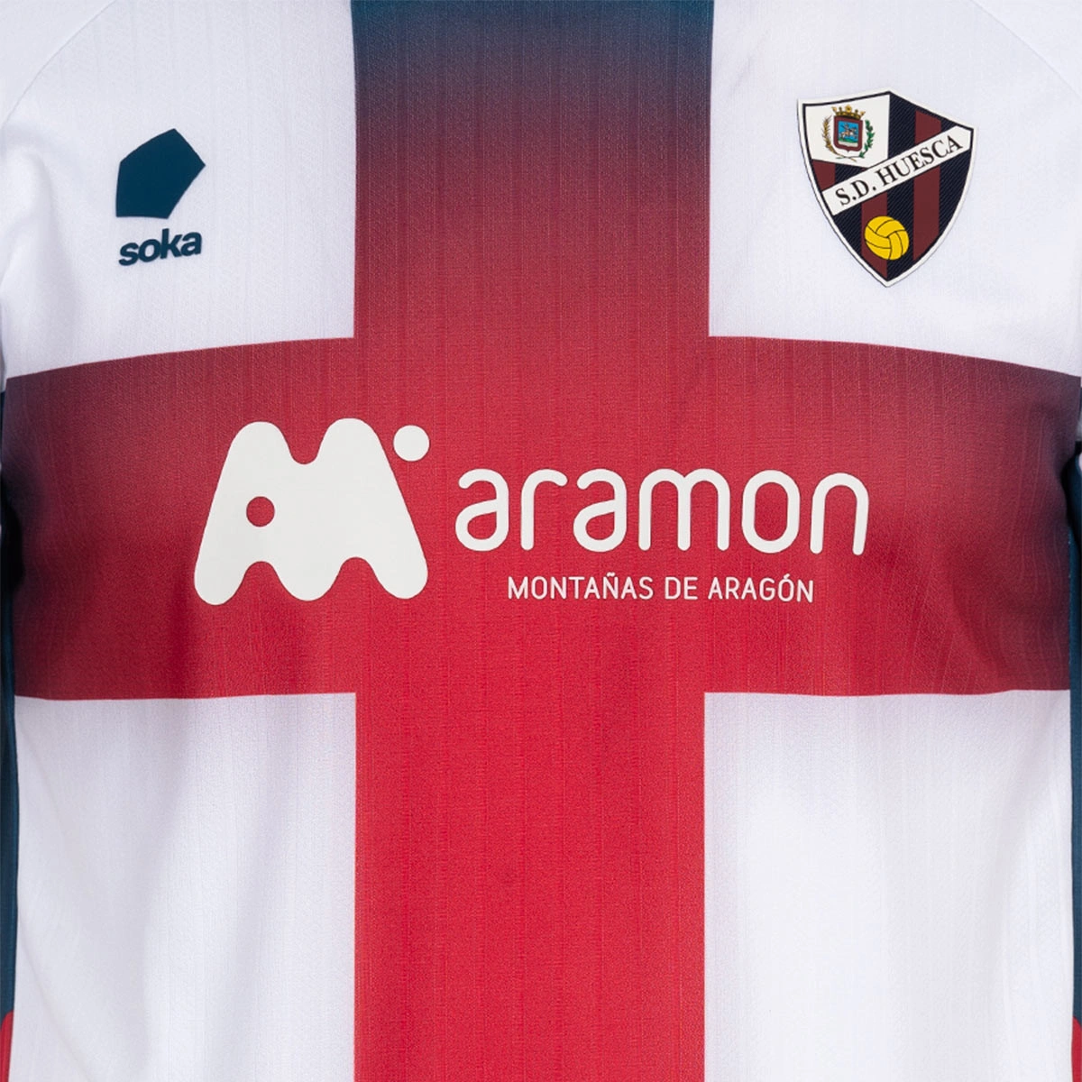 Camisola Soka Sociedad Deportiva Huesca Segundo Equipamento 2025-2026 Criança