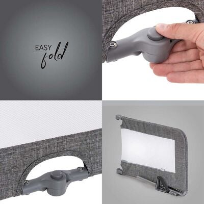Hauck Sleep N Safe Plus XL Sengekant, Melange Grey