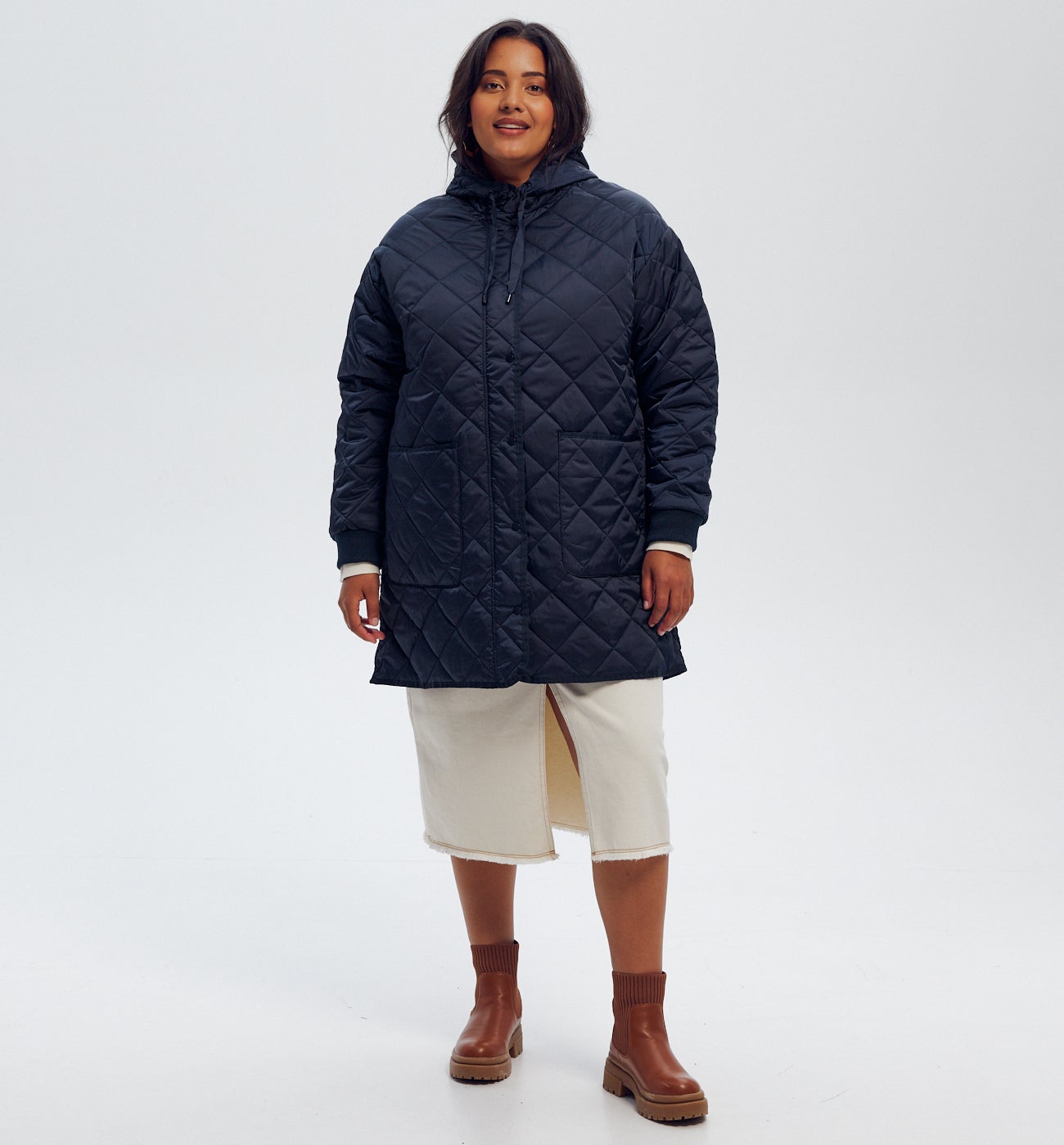 Parka matelassée Femme - Marine