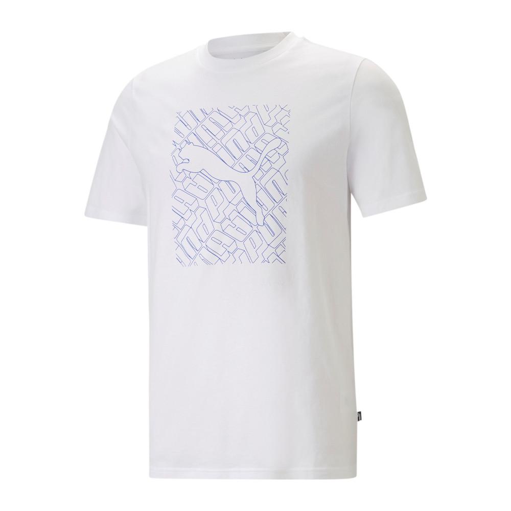 Puma T-shirt Blanc Homme Puma Graphics
