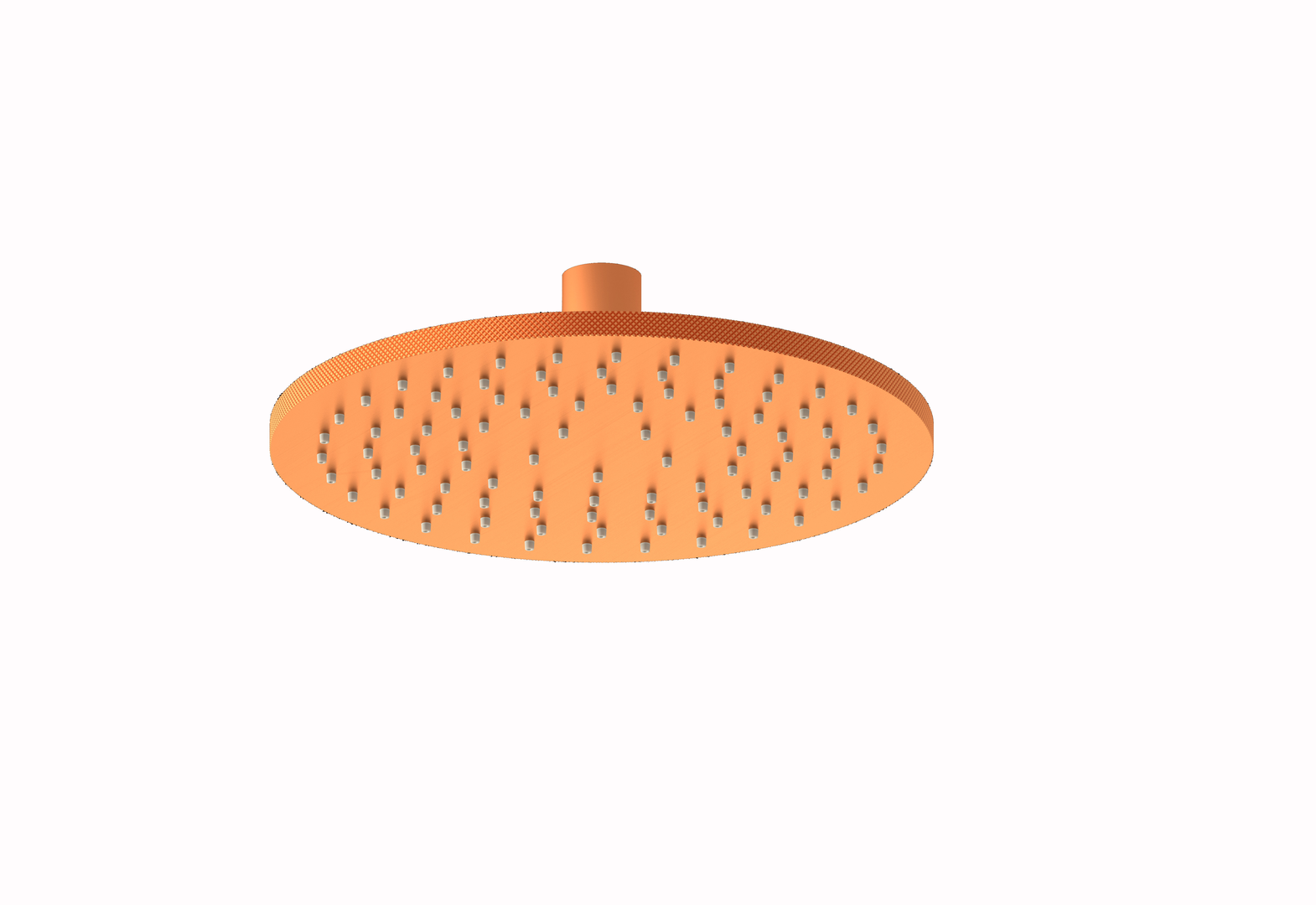 Plieger Roma hoofddouche 20cm geborsteld koper