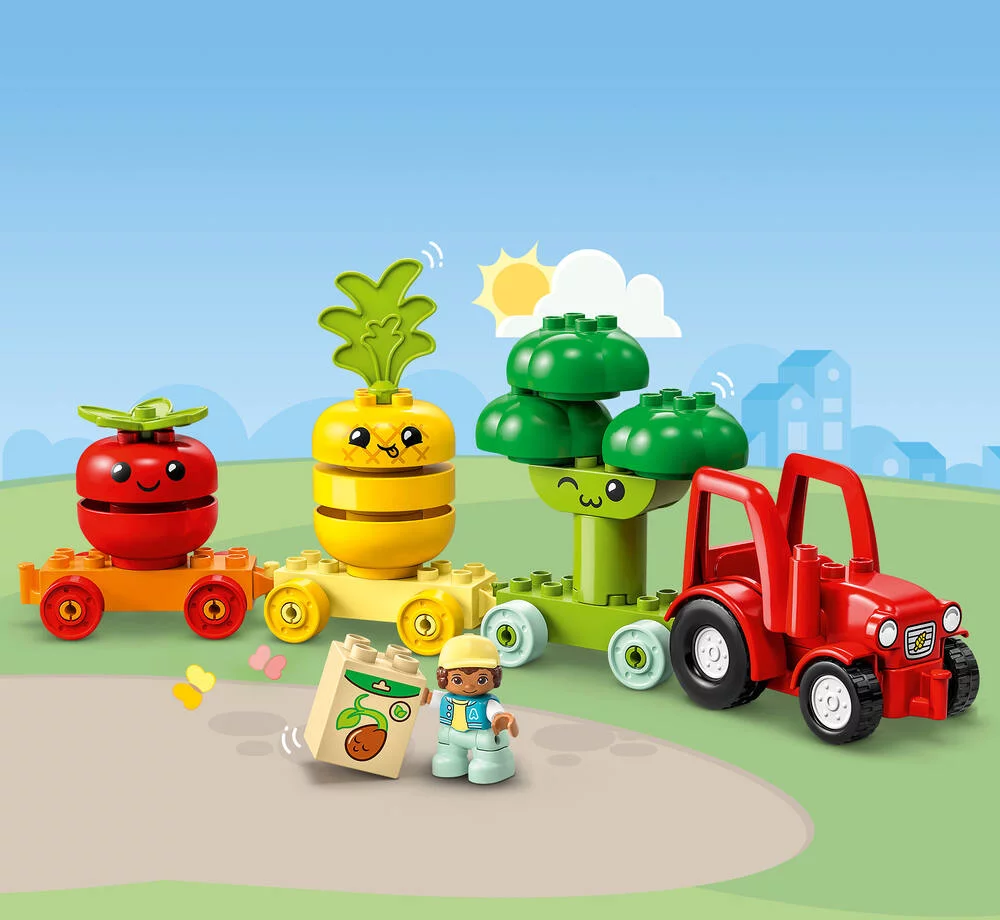 LEGO®DUPLO®MES 1ERS PAS 10982 - LE TRACTEUR DES FRUITS ET LEGUMES