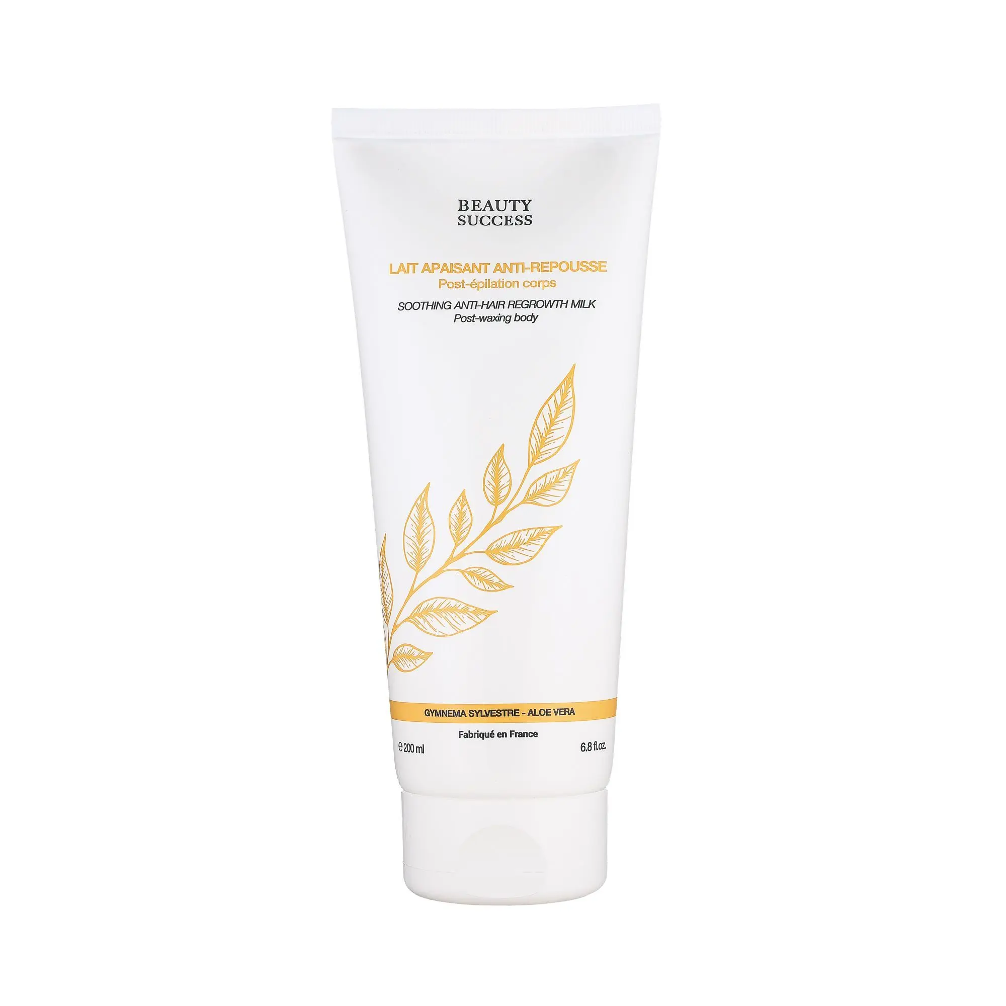 Beauty Success - Lait Apaisant Anti-Repousse Post- Épilation Corps- Epilation et décoloration