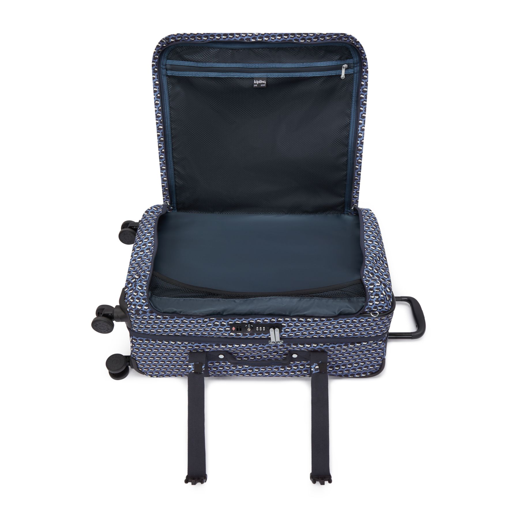 SPONTANEOUS M Valise de taille moyenne à 4 roues - 3D K Blue