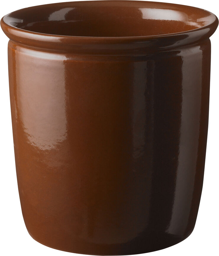 Knabstrup Keramik Syltekrukke, brun, 1 l Terracotta