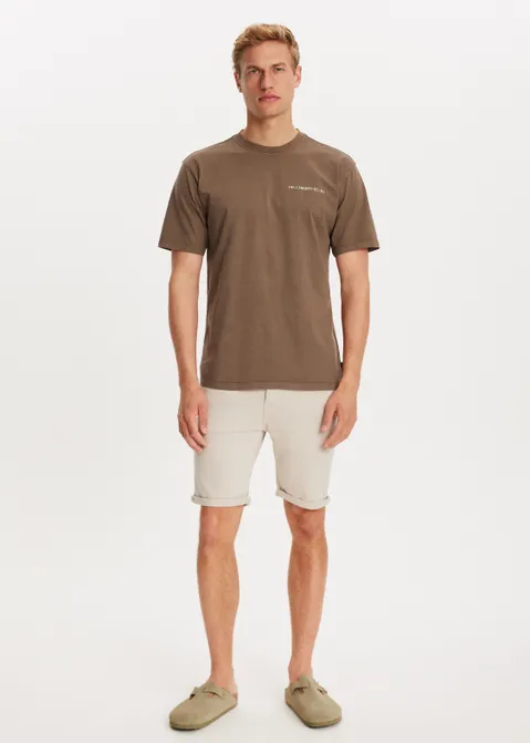 T-shirt met print Madeira khaki (KHAKI)