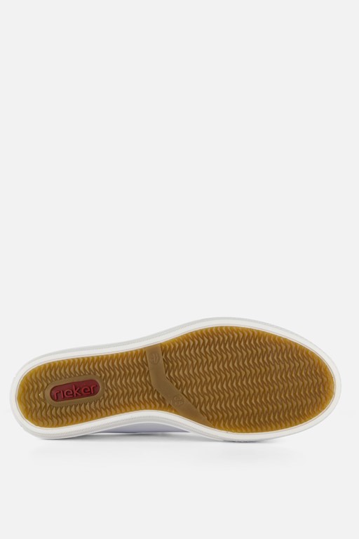 Rieker Sneakers wit Leer