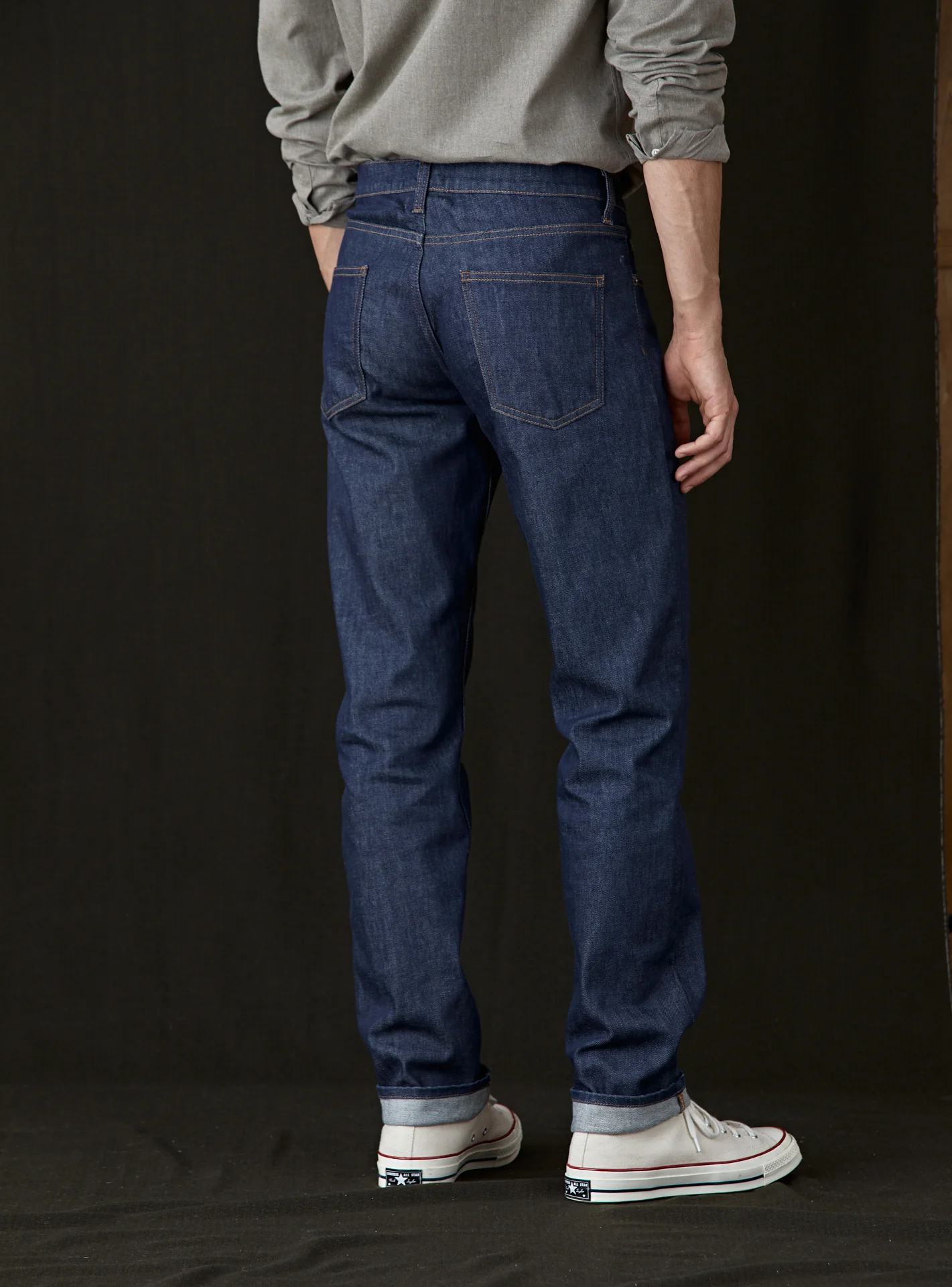 Jean Ajusté Leo Denim Brut