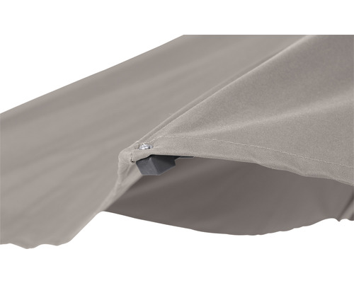 Avio parasol Ø 250 cm polyester taupe
